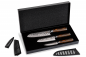 Preview: Damastmesser-Set Größe Santoku-Damast-Messer Küchenmesser Set